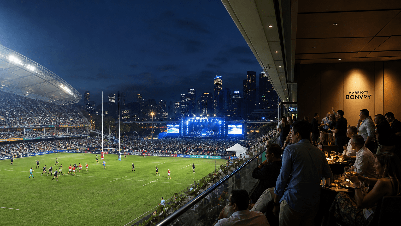Hong Kong Sevens live stadium action