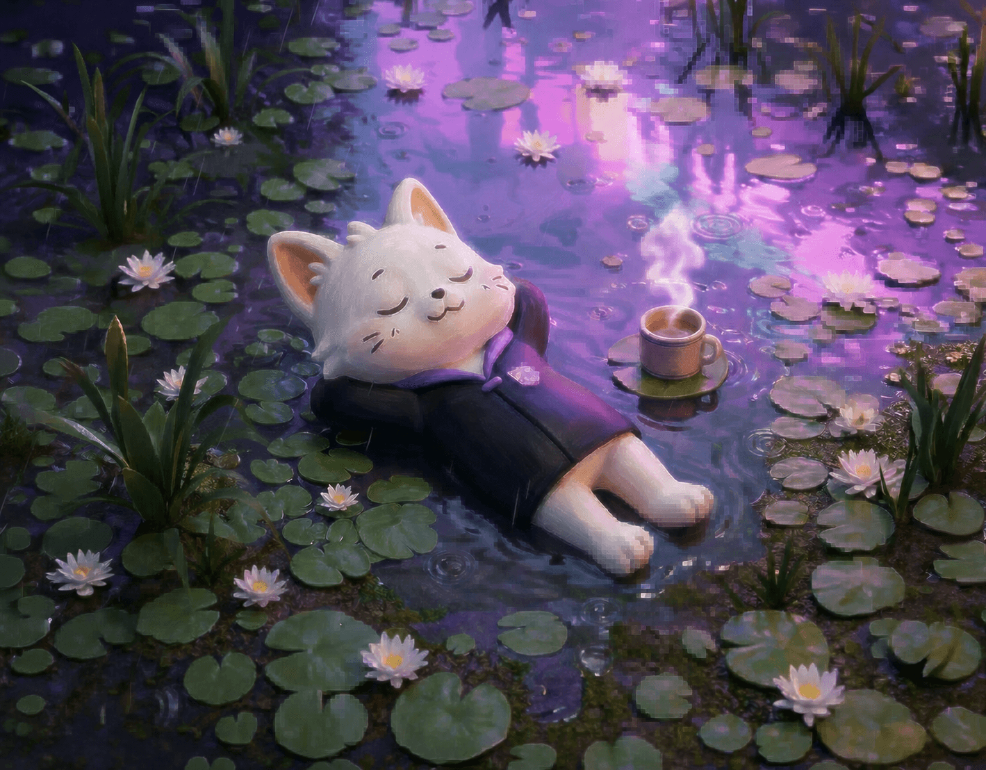 Hako character world visual